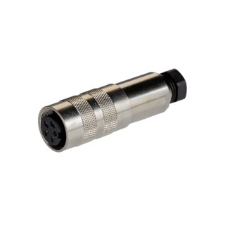 binder Miniature Circular Connector, 4 Contacts, Female Socket, IP67, Cable Mount, 6A 250V, 423 Series 99.5110.15.04