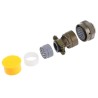 Souriau Sunbank by Eaton Copper Alloy Straight MIL Spec Circular Connector, 26 Way, Bayonet, 500V, 7.5A 85106EC1626S50