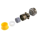 Souriau Sunbank by Eaton Copper Alloy Straight MIL Spec Circular Connector, 26 Way, Bayonet, 500V, 7.5A 85106EC1626S50