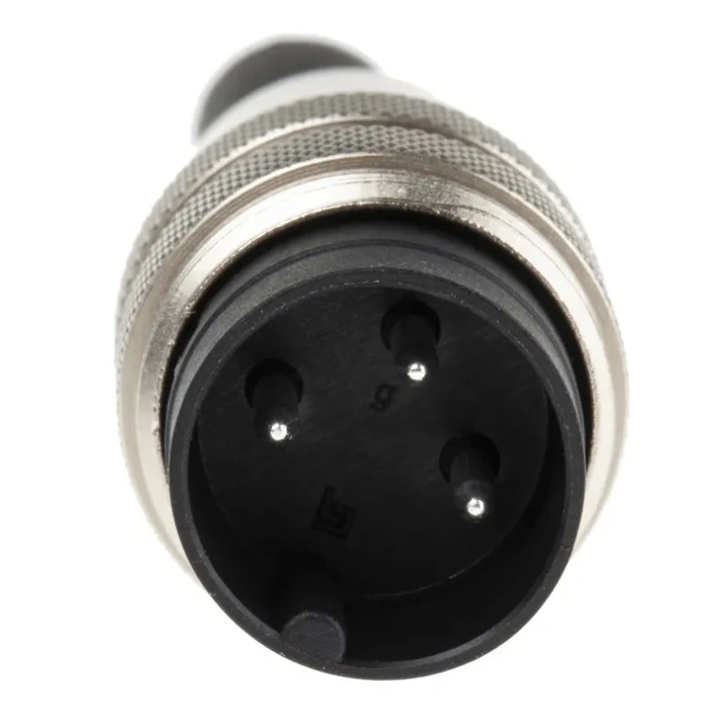 binder Circular Connector, 3 Contacts, Cable Mount, Plug, Male, M16 Size, Screw Mating, IP40, Polyamide 09-0305-00-03