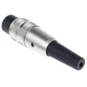 binder Circular Connector, 3 Contacts, Cable Mount, Plug, Male, M16 Size, Screw Mating, IP40, Polyamide 09-0305-00-03