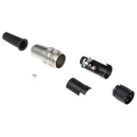 binder Circular Connector, 3 Contacts, Cable Mount, Plug, Male, M16 Size, Screw Mating, IP40, Polyamide 09-0305-00-03
