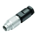 binder Circular Connector, 2 Contacts, Cable Mount Plug, Male, M9, IP67, 4A, 125V, 712 Series 99-0401-00-02