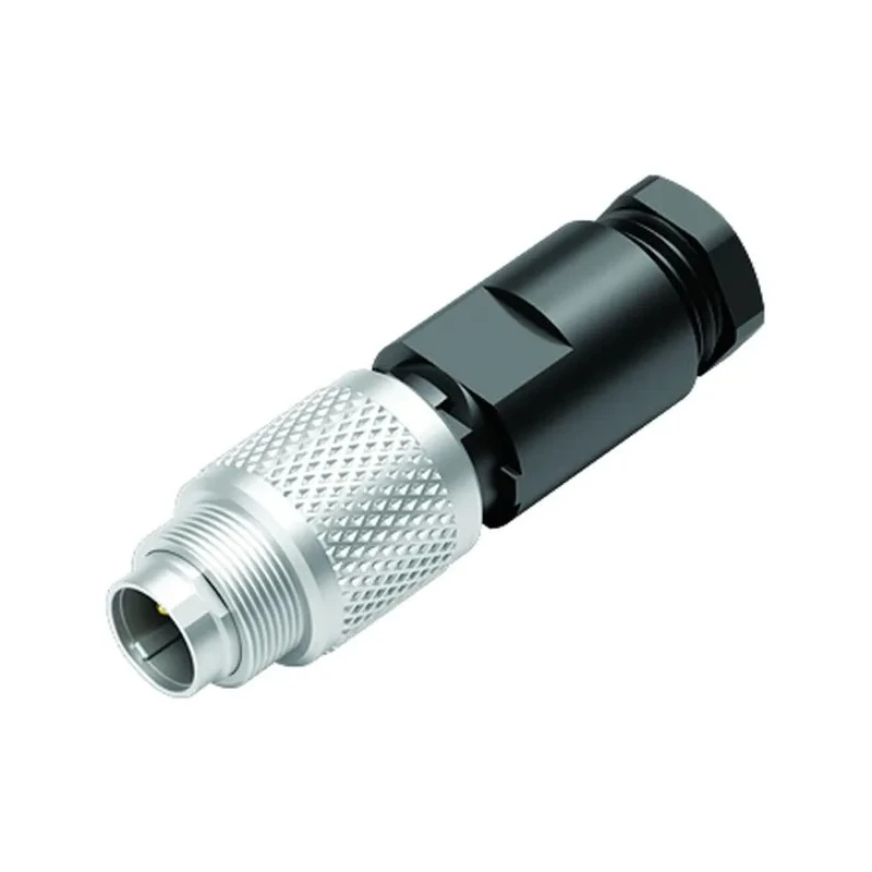 binder Circular Connector, 2 Contacts, Cable Mount Plug, Male, M9, IP67, 4A, 125V, 712 Series 99-0401-00-02