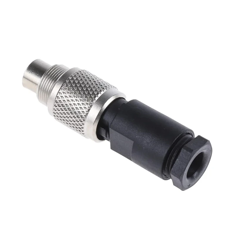 binder Circular Connector, 2 Contacts, Cable Mount Plug, Male, M9, IP67, 4A, 125V, 712 Series 99-0401-00-02