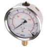 WIKA Pressure Gauge 100 mm Dial, Stainless Steel Case, 100 bar, Male, Bottom Entry 7075619