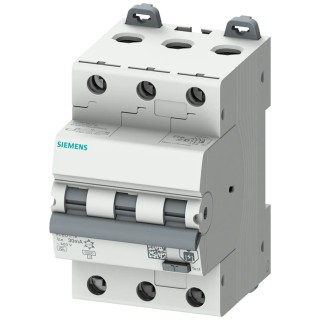 Siemens Residual Current Circuit Breaker with Overload Protection, 10A, 3-Pole, 400V AC, 300mA Trip 5SU1636-7FP10