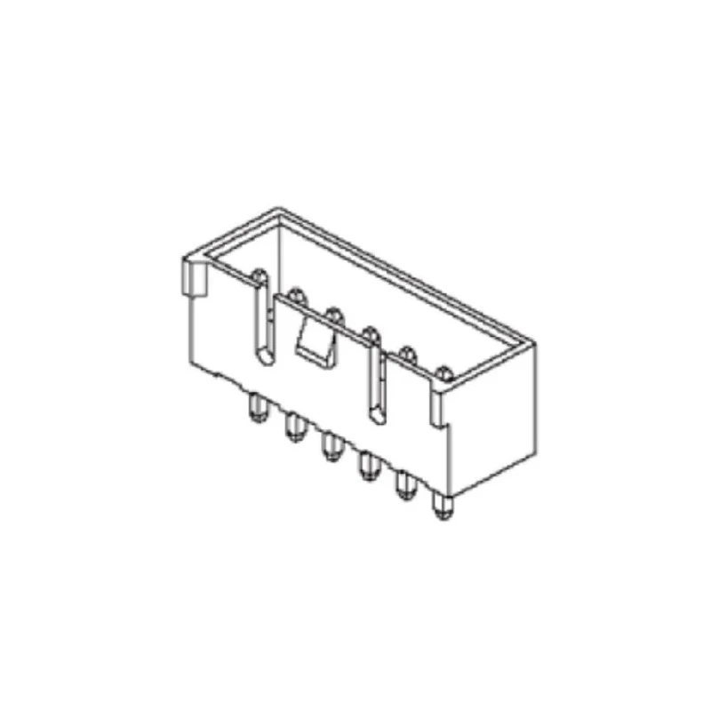 Molex Straight Surface PCB Header 4 Contacts, 2.5 mm Pitch, 1 Row, Shrouded 35312-0460