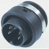 binder Miniature Panel Mount Circular Connector, 5 Contacts, Socket, Male, 6A, 250V, Solder Termination, IP40 99.0615.00.05