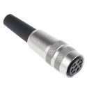 binder M16 Circular Connector, 7 Contacts, Female Socket, Cable Mount, IP40, Polyamide Housing, Straight 09-0326-00-07