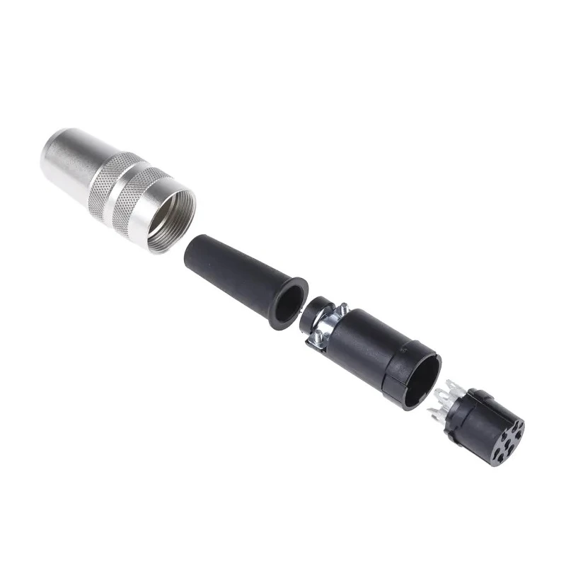 binder M16 Circular Connector, 7 Contacts, Female Socket, Cable Mount, IP40, Polyamide Housing, Straight 09-0326-00-07