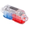 TE Connectivity 2213600-3 In Line Splice Connector, Clear, Insulated Tin Contacts, Polycarbonate Body, 14 AWG Max
