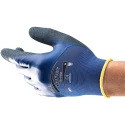 Ansell HyFlex 11-925 Black Nitrile Work Gloves, Size 9, Oil Repellent, Touchscreen Compatible 11925090