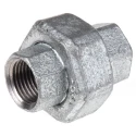 Georg Fischer Galvanised Malleable Iron Tap Adapter, Female to Female, 1/2 in, BSPP, 770340204