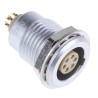 LEMO 6-Contact Panel Mount Circular Connector, 14 mm, Socket, Female, IP50, Brass, EGG.1B.306.CLL