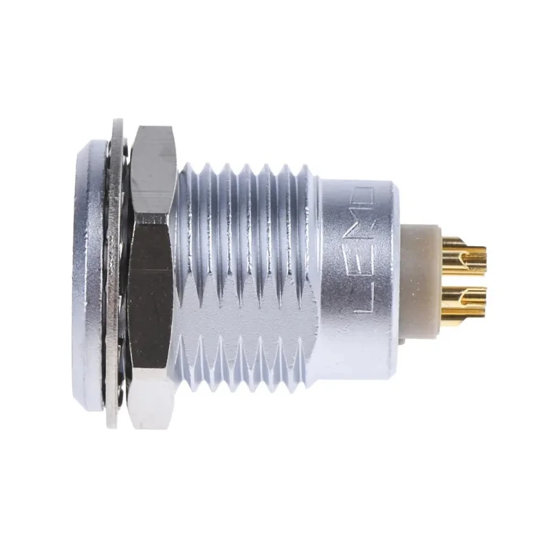 LEMO 6-Contact Panel Mount Circular Connector, 14 mm, Socket, Female, IP50, Brass, EGG.1B.306.CLL