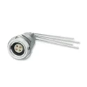 LEMO 1B Series Circular Connector, 6 Contacts, Panel Mount, Socket, Female, 12 mm, IP50, EEG.1B.306.CLV