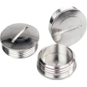 Lapp Nickel Plated Brass Cable Gland Blanking Plug PG16, 20 mm Diameter, IP54, SKINDICHT BL 