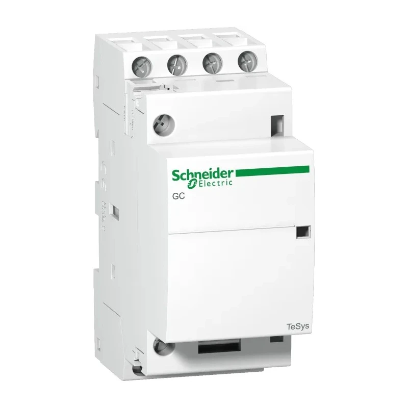 Schneider Electric 4-Pole Contactor, 230V AC Coil, 25A, DIN Rail, Screw Terminal, Motor Control GC25