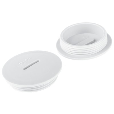 Lapp PG42 Thread Polystyrene Blanking Plug, 44 mm Diameter, IP54, Light Grey 