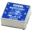 Cosel DC/DC Converter 5V DC 3A Output, 48V DC Input, 15W, PCB Mount, 6-Pin DIP, -40°C to 85°C, High Efficiency MGS154805-R