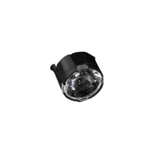 Ledil 1-Way LED Lens, 15° Spot Beam, Round PMMA, Clear, Clip Mount, 10mm Diameter, LISA3CSP Series 