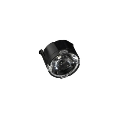 Ledil 1-Way LED Lens, 15° Spot Beam, Round PMMA, Clear, Clip Mount, 10mm Diameter, LISA3CSP Series 