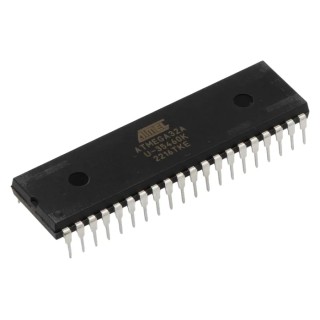 Microchip ATMEGA32A-PU 8-bit AVR Microcontroller, 16 MHz, 32kB FLASH, PDIP, 40-Pin, ATMEGA32A-PU