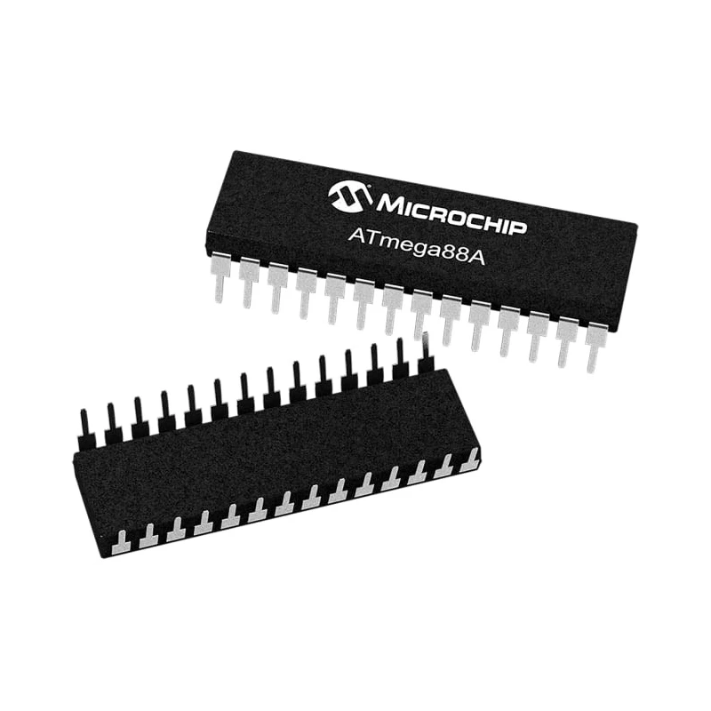 Microchip 8-bit AVR Microcontroller, 20 MHz, 8kB FLASH, 32-Pin VFQFN, Surface Mount ATMEGA88PB