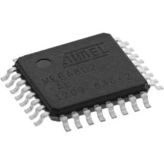 Microchip 8-bit AVR ATMEGA8U2 Microcontroller, 16 MHz, 8kB Flash, 32-Pin TQFP ATMEGA8U2-AU