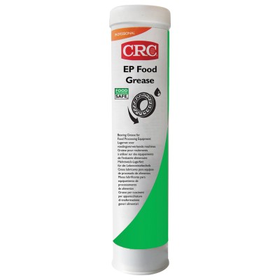 CRC Synthetic Lubricant Grease 400 g FPS EP FOOD GREASE, Food Safe, Aluminium Complex, White, -40°C to 180°C 32457