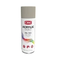 CRC Acrylic Spray Paint, Grey Gloss, RAL 7032, 400 ml, Indoor/Outdoor, Quick Dry 12017