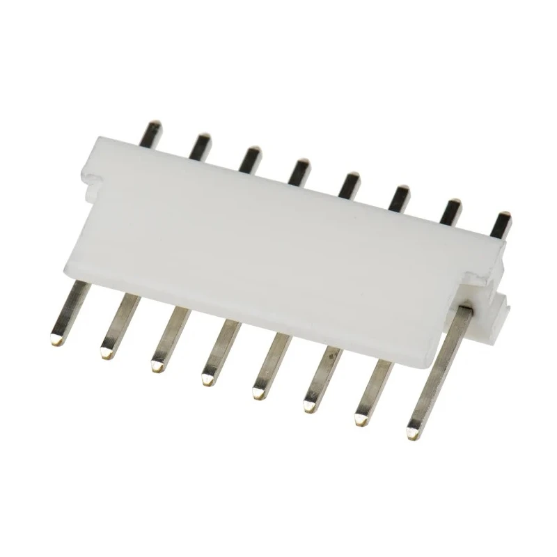 TE Connectivity MTA-100 Series Straight Through Hole Pin Header 8 Contacts, 2.54 mm Pitch, 1 Row, Unshrouded 640456-8