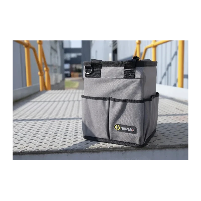 CK Polyester Tool Bag with Shoulder Strap, 8 Pockets, 250mm x 250mm x 275mm MA2637