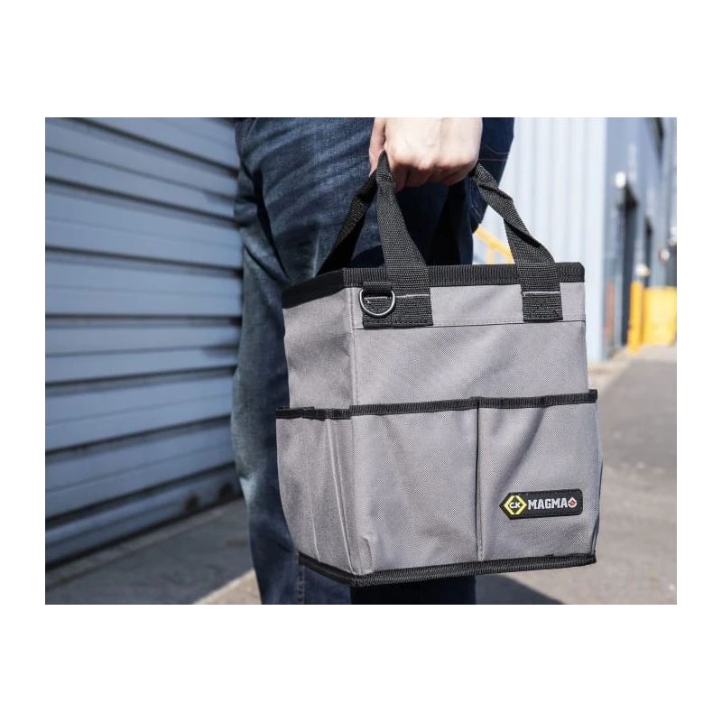 CK Polyester Tool Bag with Shoulder Strap, 8 Pockets, 250mm x 250mm x 275mm MA2637