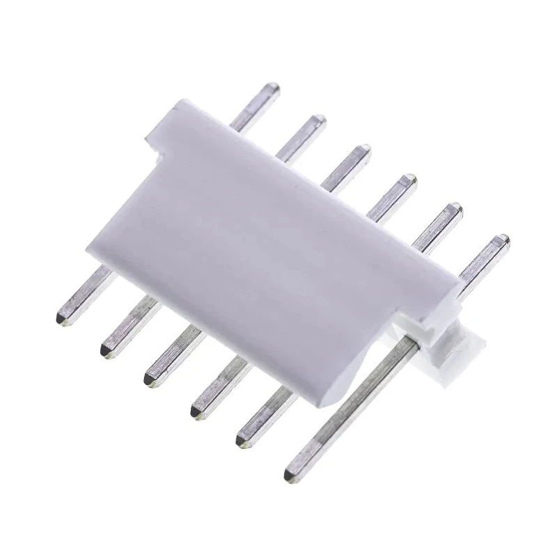 TE Connectivity MTA-100 Series Straight Through Hole Pin Header, 6 Contacts, 2.54 mm Pitch, 1 Row, Unshrouded 640456-6