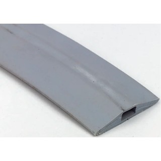 RS PRO Cable Cover Rubber Grey 3m 11mm ID Snap Fit 83mm Width 26100326