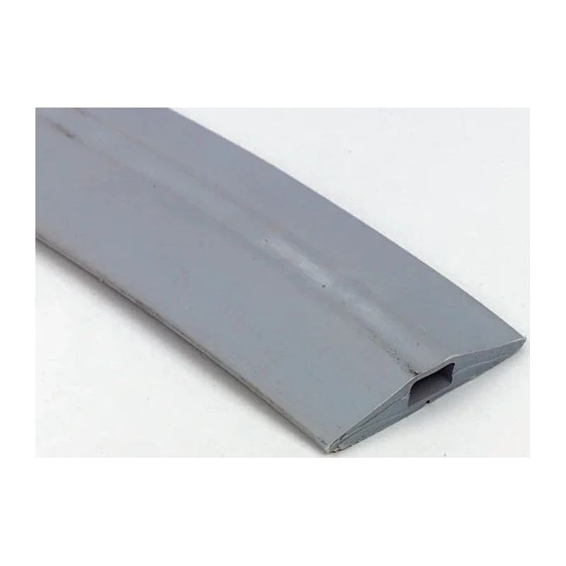 RS PRO Cable Cover Rubber Grey 3m 11mm ID Snap Fit 83mm Width 26100326