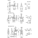 APEM PCB Mount Toggle Switch SPST On-On Through Hole TL32P0050, 20 V DC/AC, Brass Actuator
