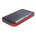 Takachi Electric Industrial WH Series Black/Red ABS Handheld Enclosure with Integral Battery Compartment WH145-20-N-BR