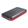 Takachi Electric Industrial WH Series Black/Red ABS Handheld Enclosure with Integral Battery Compartment WH145-20-N-BR