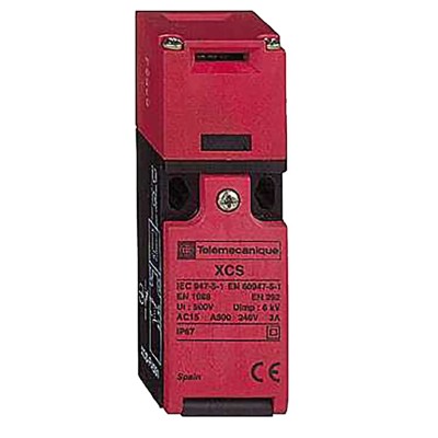 Telemecanique Sensors Safety Rated Interlock Switch, Keyed, Fibreglass Reinforced Nylon, 240V AC, 250V DC, IP67 XCSPA992