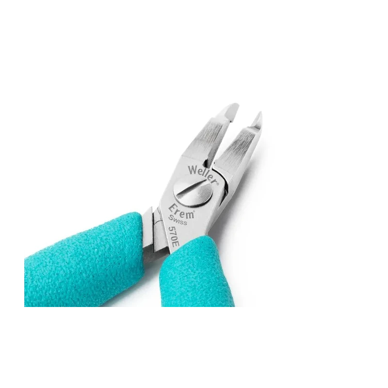 Weller Erem Flush ESD Safe Tip Cutter, High Grade Tool Steel, 1.2mm Capacity, 120mm Length 570E