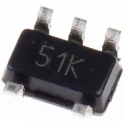 Texas Instruments TLV333IDBVT 350 kHz Zero-Drift Operational Amplifier, 5-Pin SOT-23, Rail-to-Rail Input/Output, 5.5V