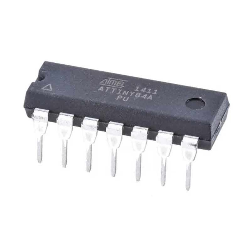 Microchip tinyAVR Microcontroller 8-bit AVR 20MHz 8kB Flash PDIP ATTINY84A-PU