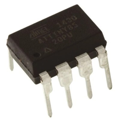 Microchip ATTINY85-20PU 8-bit AVR Microcontroller, 20 MHz, 8kB Flash, PDIP, 8 Pins