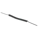 SMC Polyurethane Recoil Hose, Black, 1.5m Length, 4mm OD, 2.5mm ID, 60°C Max, TCU0425B-1
