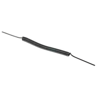 SMC Polyurethane Recoil Hose, Black, 1.5m Length, 4mm OD, 2.5mm ID, 60°C Max, TCU0425B-1