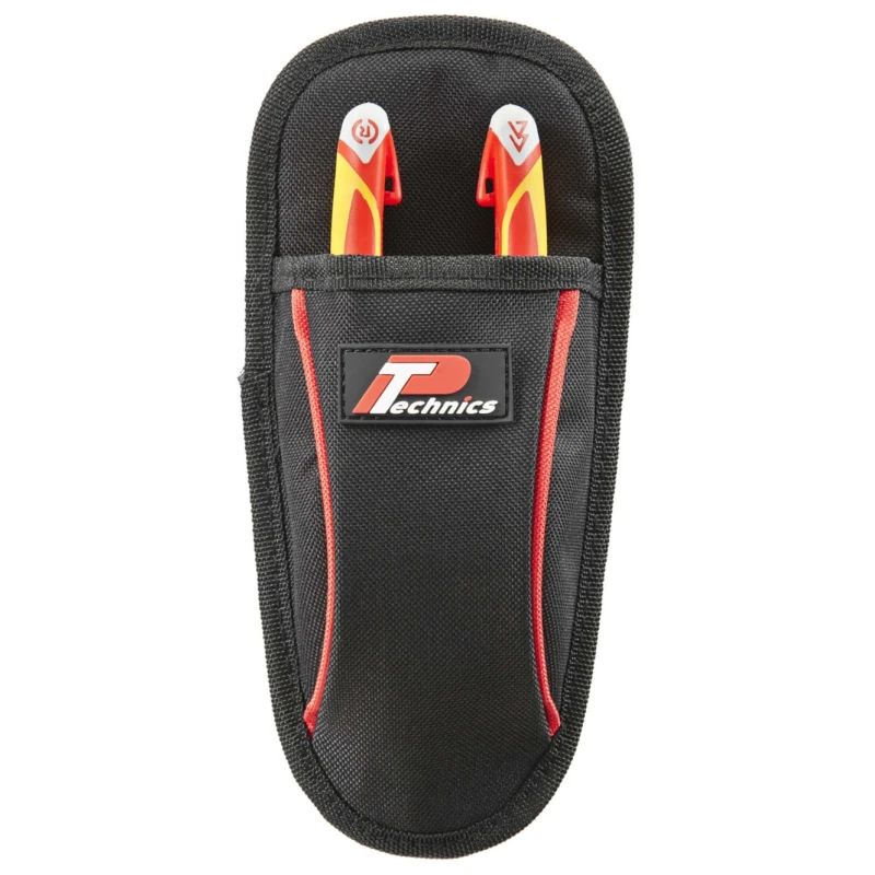 Technics Polyester Tool Pouch, 1 Pocket, Universal Metal Clip, Reinforced 600x600D Material PT124