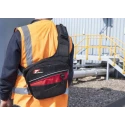 Technics Polyester Tool Bag with Shoulder Strap, 350x50x310 mm, Red/Black PT143